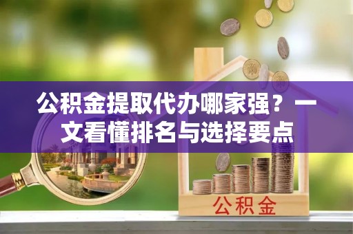 鸟松公积金提取代办哪家强？一文看懂排名与选择要点