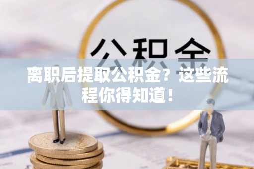 鸟松离职后提取公积金？这些流程你得知道！