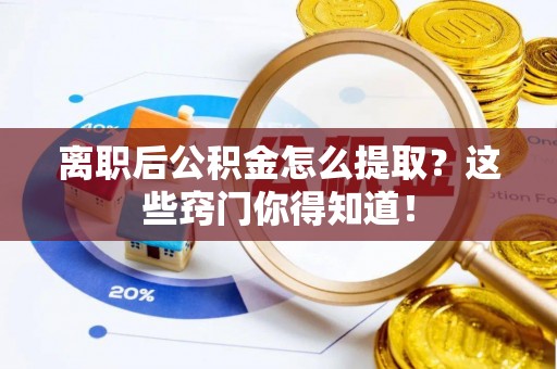 鸟松离职后公积金怎么提取？这些窍门你得知道！