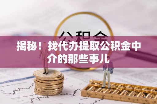 鸟松揭秘！找代办提取公积金中介的那些事儿