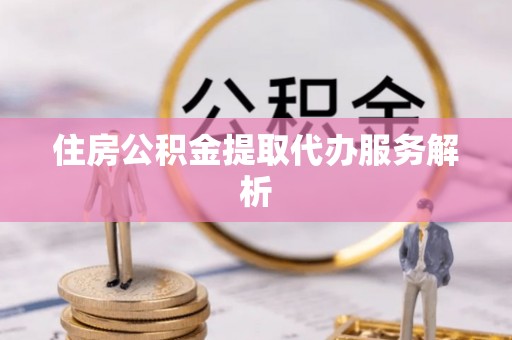 鸟松住房公积金提取代办服务解析