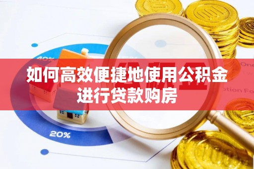 鸟松如何高效便捷地使用公积金进行贷款购房