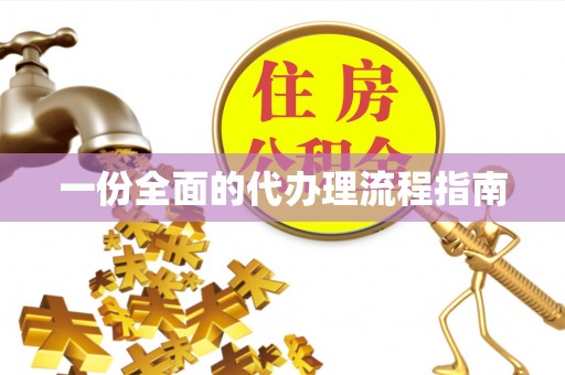 鸟松一份全面的代办理流程指南